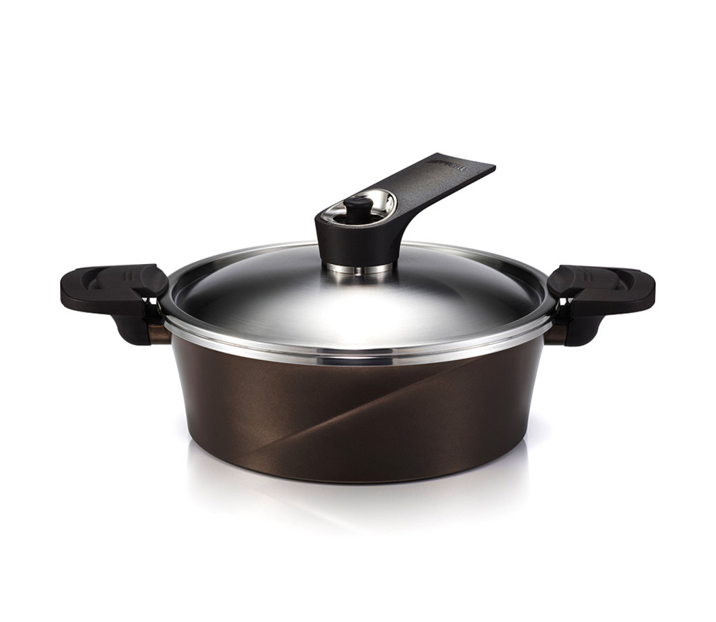 <h1>Garnek Vacuum IH <br><small><strong>Gotowanie </strong> przy użyciu <strong>pary i próżni </strong></small></h1>