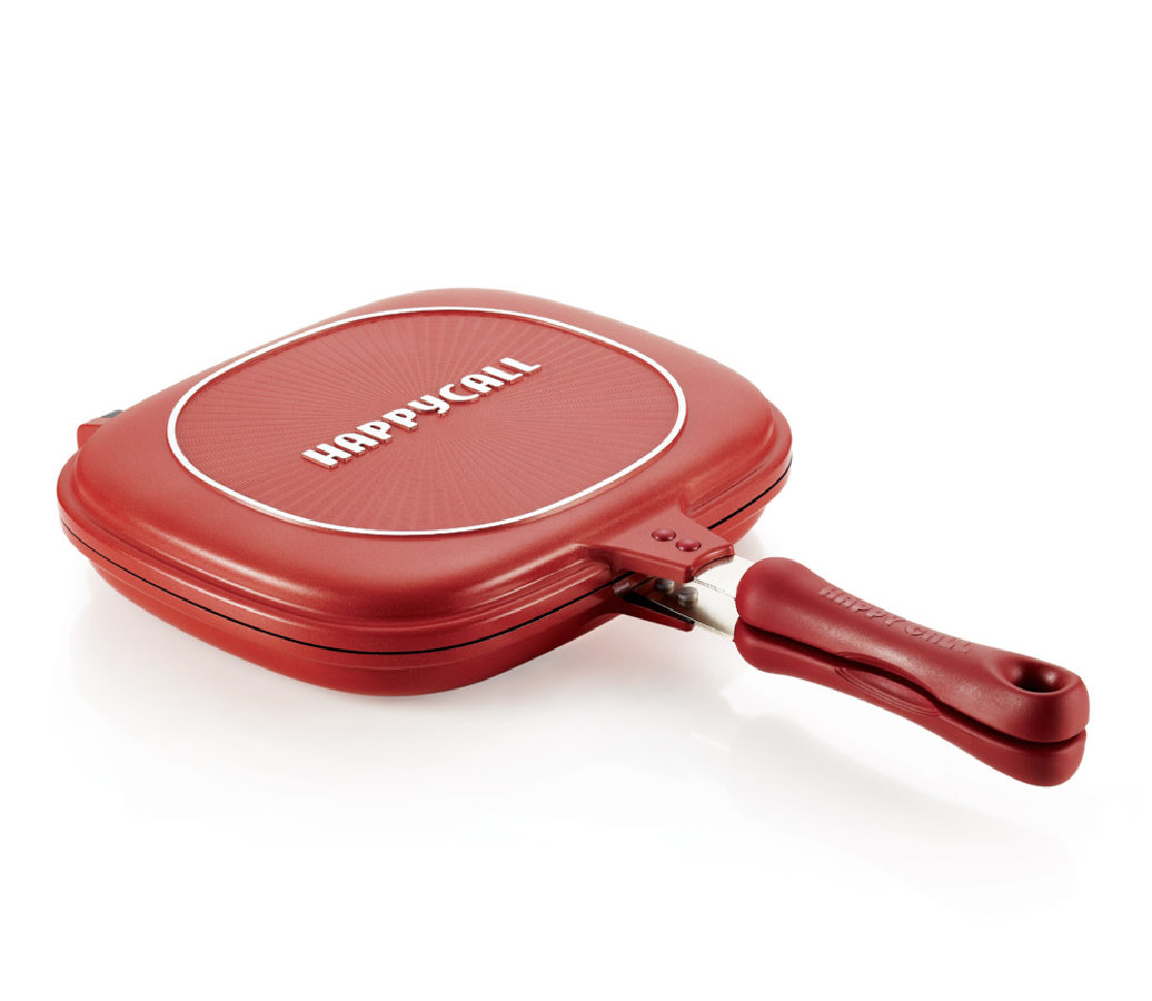 <h1>Patelnia Dwustronna – do Ryb<br><small>Gotuj używając <strong>dwóch stron</strong><br>bez obaw o <strong>zapach i dym</strong></small></h1>