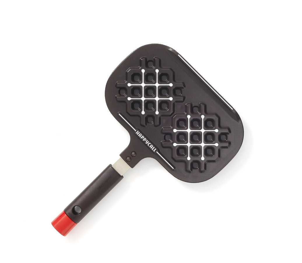 <h1>Patelnia dwustronna – do wafli<br><small>Gotuj używając <strong>dwóch stron</strong><br>bez obaw o <strong>zapach i dym</strong></small></h1>